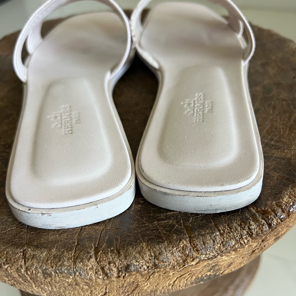 Auth Hermes Oran light pink sandals size 39 - Picture 7 of 8